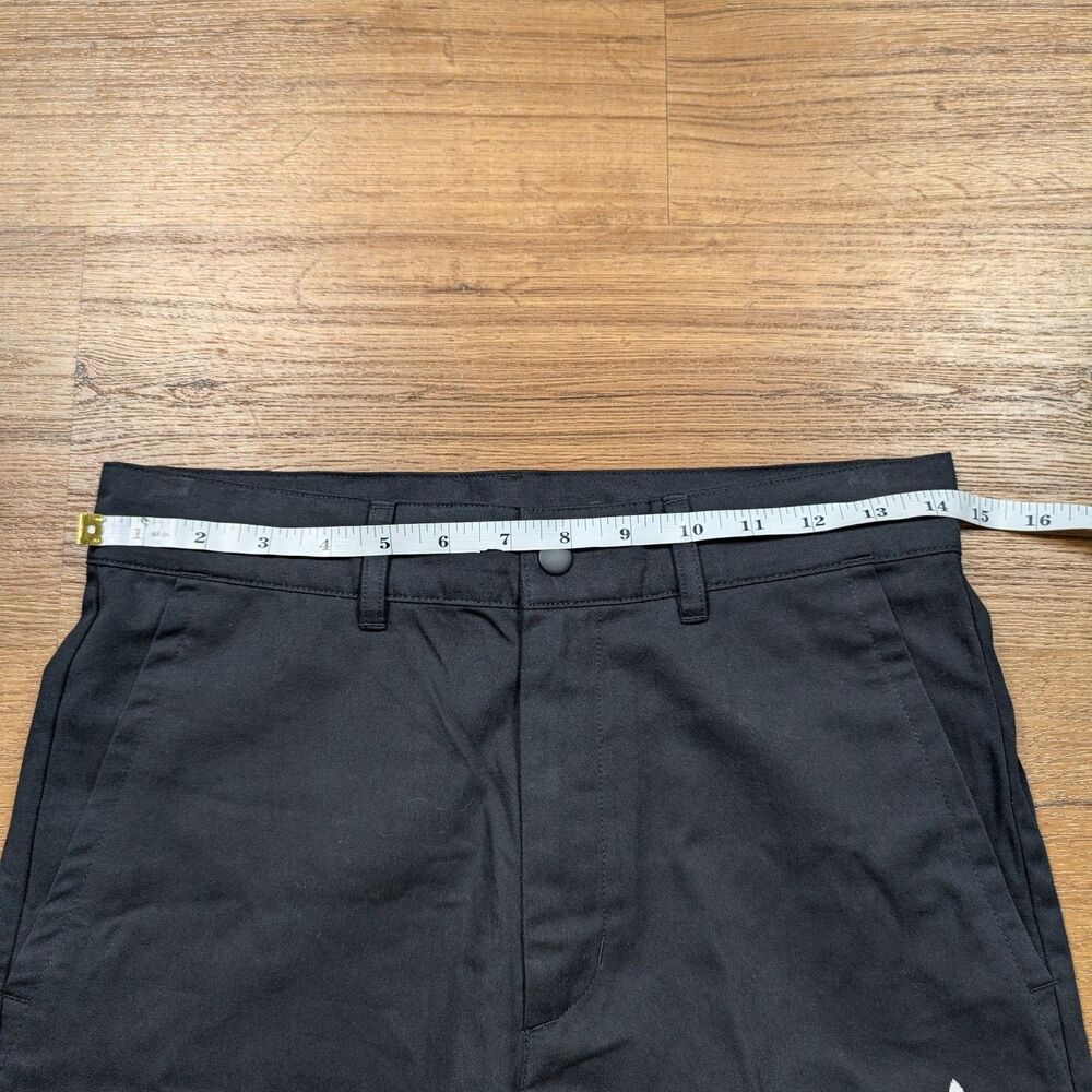 Adidas Originals Essentials Straight Leg Chino Pants Mens Size 30x30 Black - Picture 8 of 13